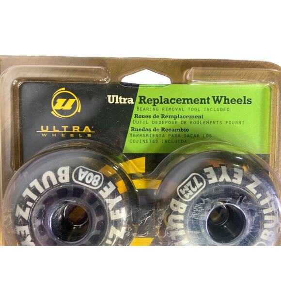 Ultra Wheels Replacement Bullseye Rollerblade Inline Skates 80A 72MM - Picture 8 of 9